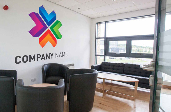 Impression murale pour entreprises et logos