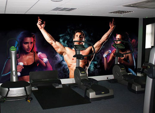Impression murale pour salle de sport